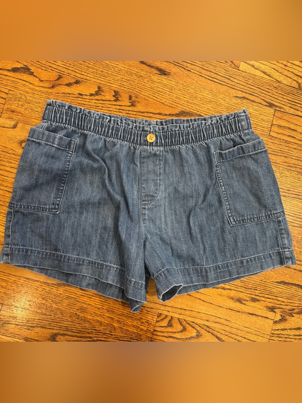 OLD NAVY Pull On Elastic Waist Jean Denim Shorts Girls Plus XXL 18